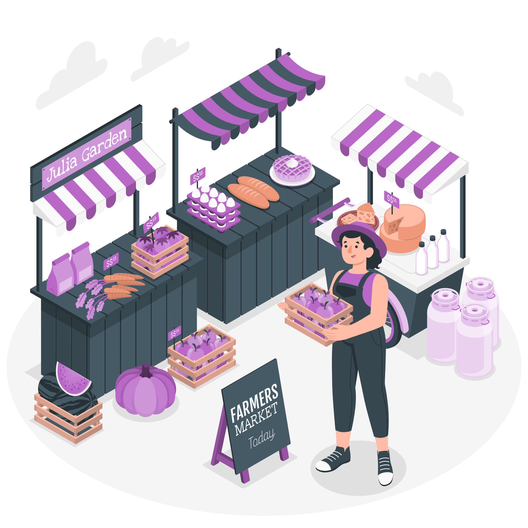 Ilustracion del mercado GOH Market